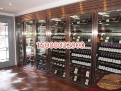 不锈钢酒柜 钛金 玫瑰金 红酒恒温酒柜 批发定制加工