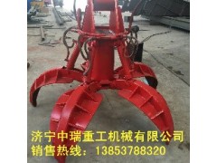 废钢废铁抓料机 挖掘机前端属具抓钢爪 梅花抓斗设备