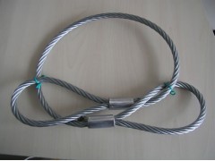 钢丝绳吊索具 插编钢绳扣 压制绳套 无接头钢丝绳圈 浇铸索具