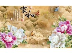 重庆3D背景墙 环保集成墙饰