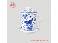 创意礼品陶瓷茶杯，广告茶杯定做图片