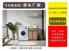 飞鸟鹤新款双开门全铝阳台洗衣柜1.2