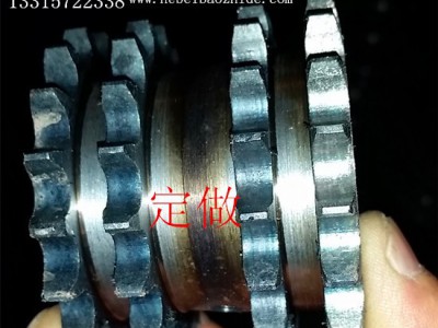 定做链轮 4分20齿双排双挂链轮 保质