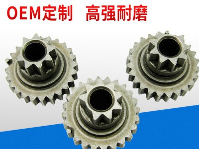 三级粉末冶金齿轮 电机齿轮加工 高品质粉末冶金零件批