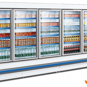创基冷链 HG-15M 一体机风幕柜  超市展示柜 饮料展示柜 水果风幕柜