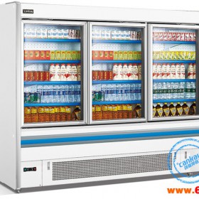 创基冷链 HG-20M 一体机风幕柜  超市展示柜 饮料展示柜 水果风幕柜