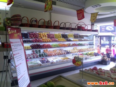 蔬菜保鲜展示柜 北京水果风幕柜 立
