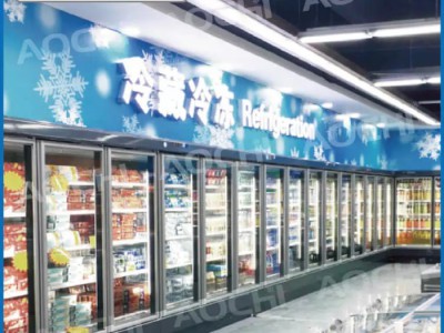 奥驰风幕柜定制水果保鲜风幕柜批发代工广东中山风幕柜厂家直销