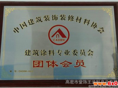 堂饰王建筑涂料 高密建筑涂料公司 