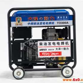 230A柴油发电电焊机 小型便携式发电焊机带轮子大泽动力TO230A