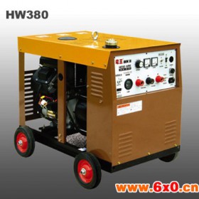 原装日本电王HW380发动机驱动电焊机 汽油下向焊电焊机 汽油电焊机