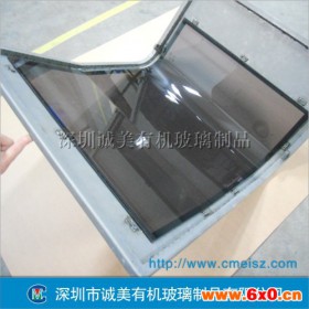 供应深圳西乡有机玻璃设备罩 亚克力机械挡板 压克力茶色视窗