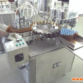 液体定量灌装包装设备 口服液灌装机 自动灌装轧盖机
