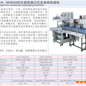 供应上海全众机械 包装设备 无底托袖口式全自动包装机