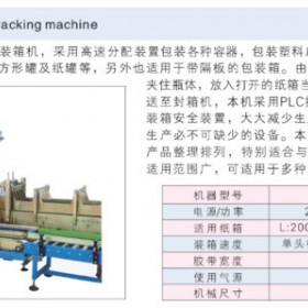 供应上海全众机械 包装设备 QZM-ZX-01装箱机