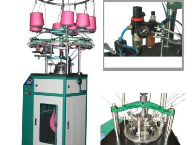 厂家直销 无缝罗纹袖口机 全自动袖口机 针织圆机 纺织设备 无缝袖口机