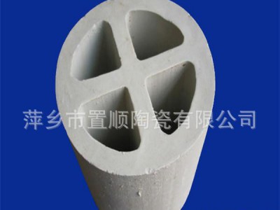 氧化铝陶瓷十字隔板化工 陶瓷塔填料传质设备 干燥塔冷却塔填料品