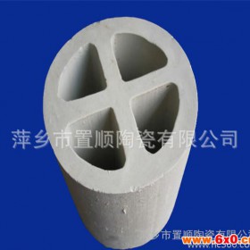 氧化铝陶瓷十字隔板化工 陶瓷塔填料传质设备 干燥塔冷却塔填料品