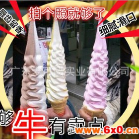 餐饮创业设备32cm长度霜冰淇淋机有卖点拍个照片都