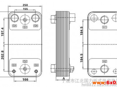 钎焊板式热交换器 B3-117 钎焊板式