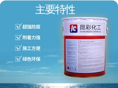 生产厂家 昆彩 聚丙烯管道防腐涂料  化工电厂管道防腐