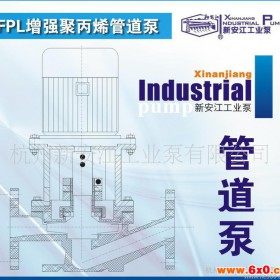 FPL增强聚丙烯管道泵 化工管道泵