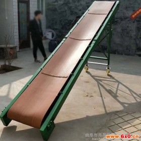 带式输送机 大倾角皮带输送机 工业皮带每平米的价格