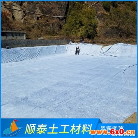 顺泰土工布厂家针刺无纺布白色土工布 加固隔离防护公路养护毯土工合成材料透水过滤涤纶短丝短纤土工布批发供应厂家直销