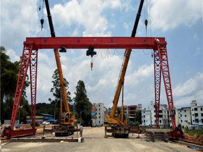 山东工程机械建筑机械厂家 5t单梁桥式起重龙门吊 建筑机械起重机
