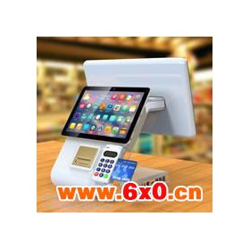 中智金云 CNM1560 智能双屏收银终端产品外观设计   深圳金融设备终端产品外观设计   深圳工业设计
