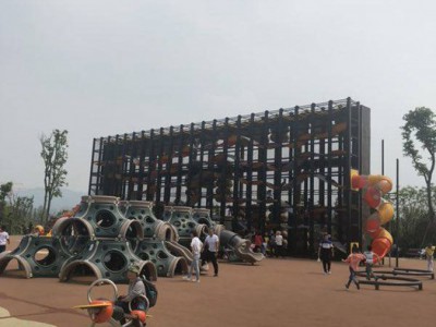 小型拓展设备，迁安景区游乐设备施工，儿童拓展设施施工，环保材料