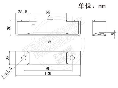 索科斯SBL31100M 304不锈钢拉手固定船舶车辆厨具柜体工业活动工具箱提手机械酒店设备门拉把手