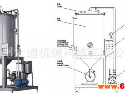饮料加工机械设备 真空脱气罐 饮料加工设备