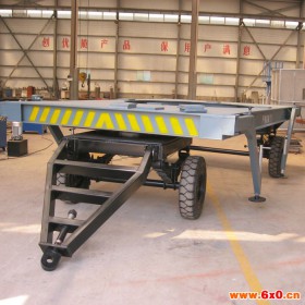 荣世液压机械专卖无动力牵引式平板拖车物流小型货物运输车