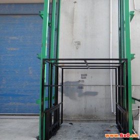 厂家供应 导轨式升降机 安装简单 液压机械升降平台 厂房升降货梯