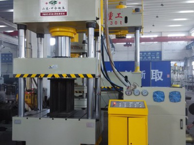 中合机械厂家直销YQ32-315t液压机床 防盗门压花液压机