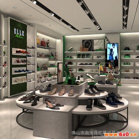 加工定制鞋子展示架高端品牌鞋店鞋架展示架上墙层板鞋包货架多层