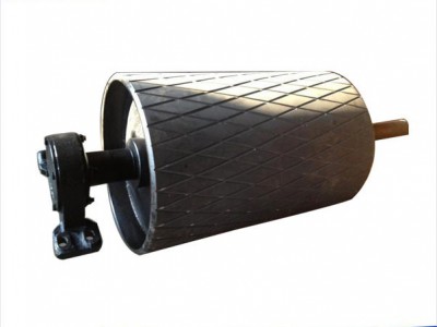 树德TD75 传动滚筒 铸胶辊筒 陶瓷滚筒 卸载滚筒 改向滚筒 树德输送机械制造