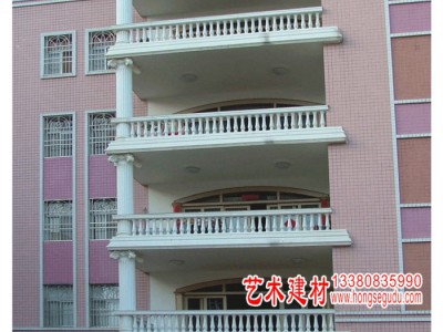 厂家红色古都艺术建材别墅60公分 家用 陶瓷阳台栏杆 瓷瓶柱围栏