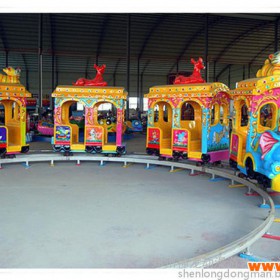 郑州神龙-有轨大象火车  儿童游乐设备 有轨火车定制 游乐玩具  游乐玩具 户外游乐设施