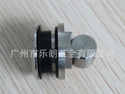 滚滑门五金配件 管夹与玻璃连接 玻璃五金配件 管连接件