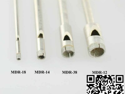 曼德MDR-38金刚石工具标准电镀金刚石钻头硬质瓷砖切割片手动瓷砖切割机专用刀头合金深孔钻头电动工具钻头金刚笔