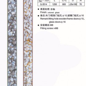 直销不锈钢拉手 门窗装饰配件 大门把手 门窗五金配件 五金拉手Q-3514