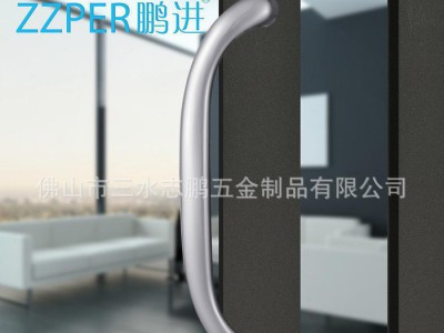 佛山五金拉手锌合金门窗拉手 铝合金拉手 欧式弧形大拉手