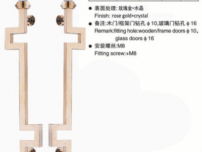 门窗五金拉手 玻璃门水晶球工艺拉手