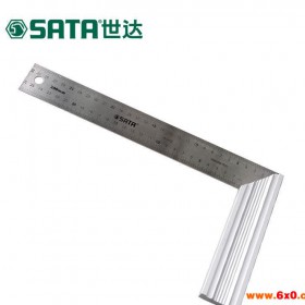 世达钢角尺SATA手动测量工具铝柄钢角尺200mm/300m