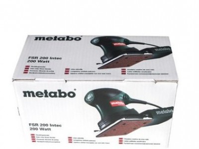 Metabo/麦太保FSR200Intec 200W 114*102mm方形砂光机工业级电动工具 麦太保电动工具
