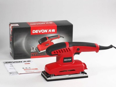 DEVON大有2312-1电动砂光机 批发砂纸机电动工具 木材抛光机