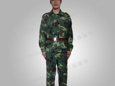 军训服装 迷彩服作训服  杭州迷彩服 学生军训服装套装