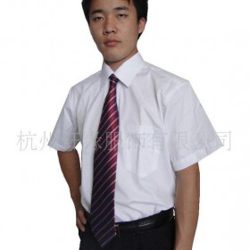 职业服装  职业服装 职业套装 纯白色长袖衬衣批发